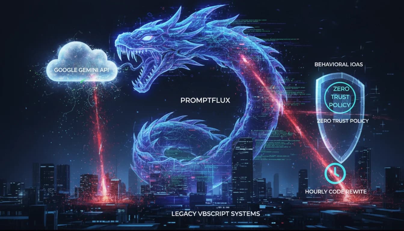 PROMPTFLUX: The Era of Self-Rewriting Malware and AI-Driven Cyber Evasion